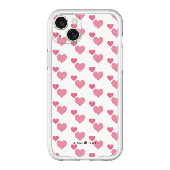 Premium Panel［ Stripe Hearts - Pink ］