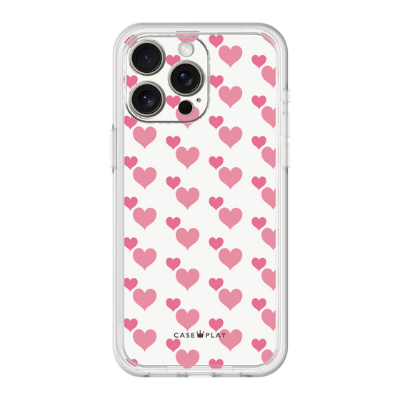 Premium Panel［ Stripe Hearts - Pink ］