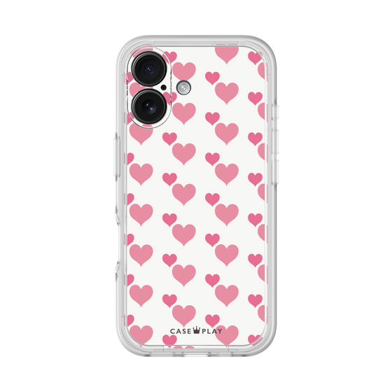 Premium Panel［ Stripe Hearts - Pink ］