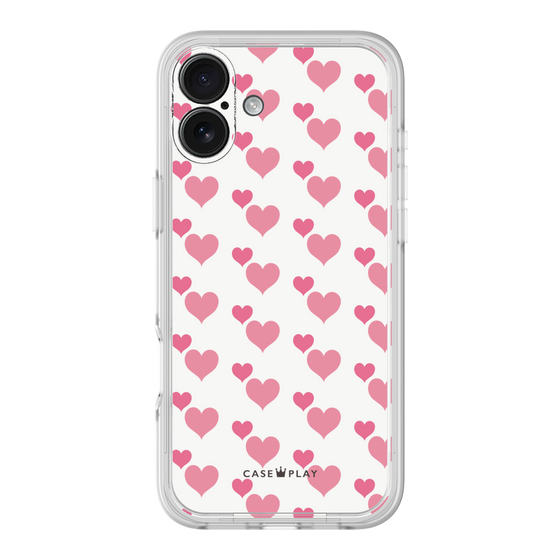 Premium Panel［ Stripe Hearts - Pink ］