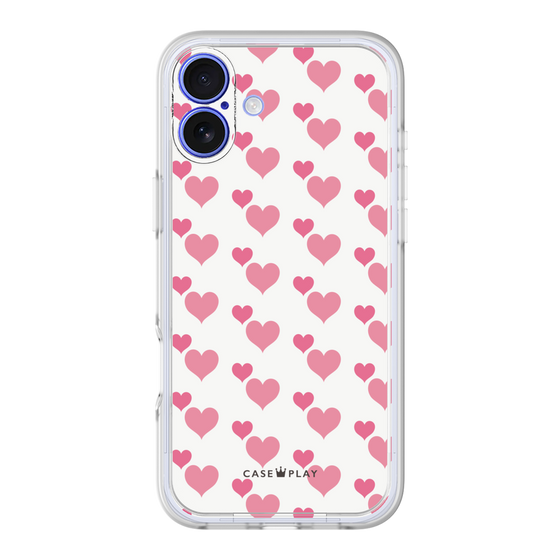 Premium Panel［ Stripe Hearts - Pink ］
