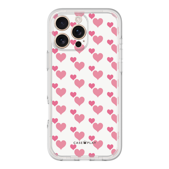 Premium Panel［ Stripe Hearts - Pink ］