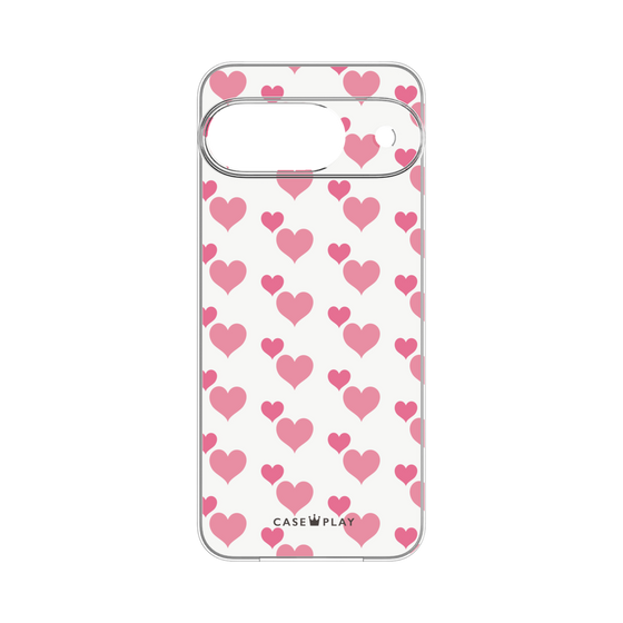 Premium Panel［ Stripe Hearts - Pink ］