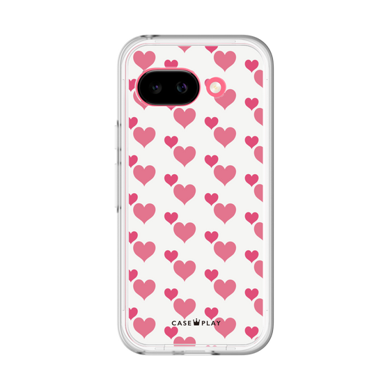 Premium Panel［ Stripe Hearts - Pink ］