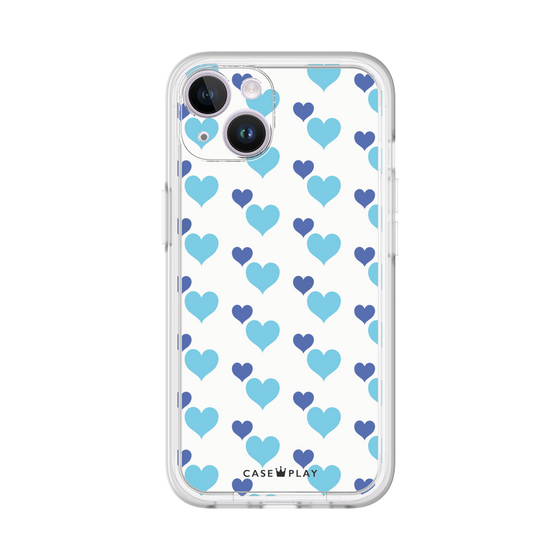 Premium Panel［ Stripe Hearts - Blue ］