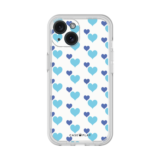 Premium Panel［ Stripe Hearts - Blue ］
