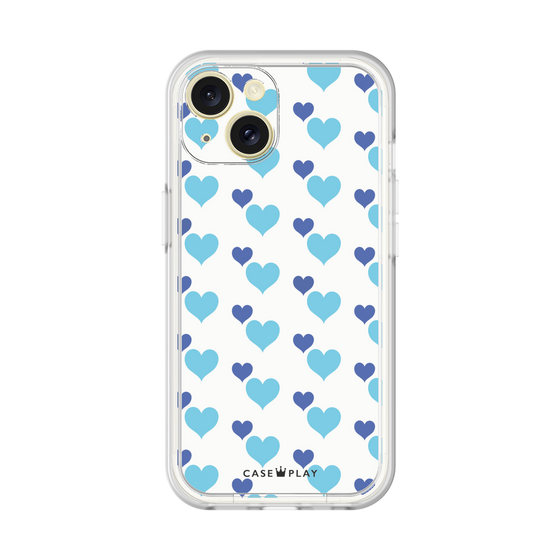 Premium Panel［ Stripe Hearts - Blue ］