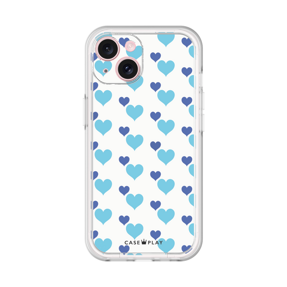 Premium Panel［ Stripe Hearts - Blue ］