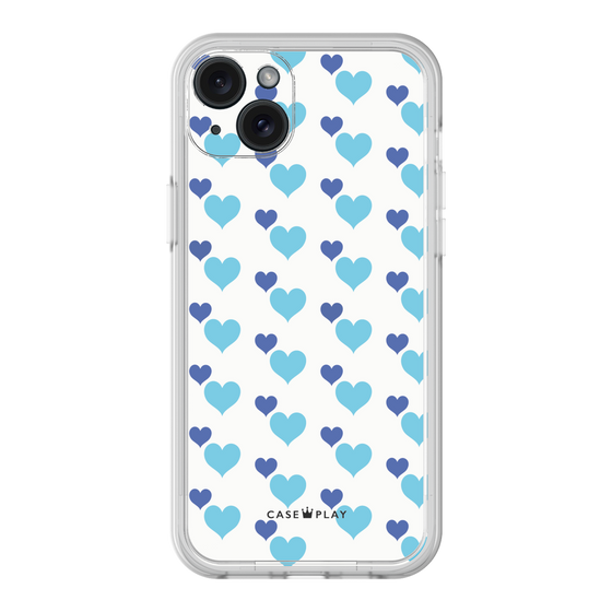 Premium Panel［ Stripe Hearts - Blue ］