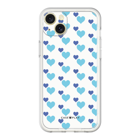 Premium Panel［ Stripe Hearts - Blue ］