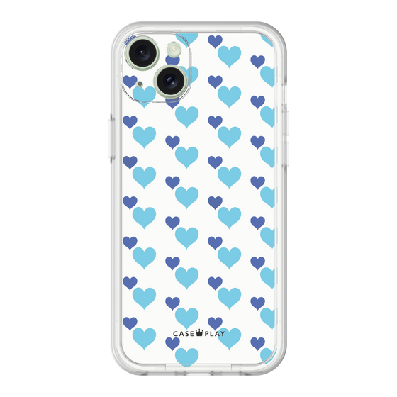 Premium Panel［ Stripe Hearts - Blue ］
