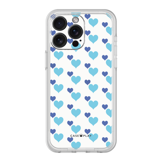 Premium Panel［ Stripe Hearts - Blue ］