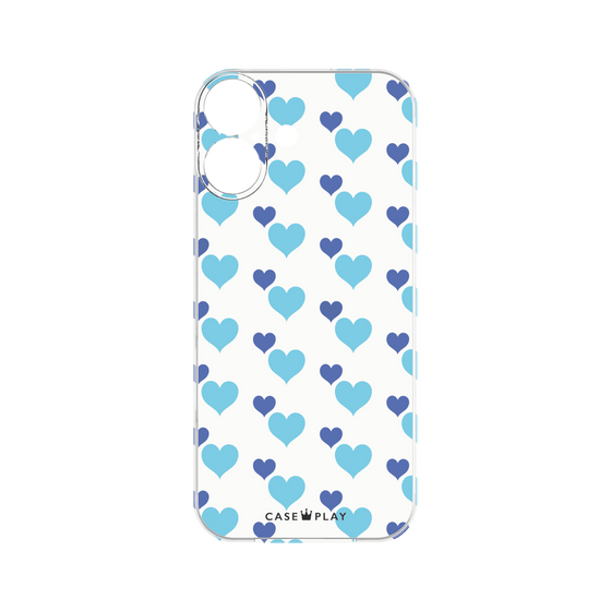 Premium Panel［ Stripe Hearts - Blue ］