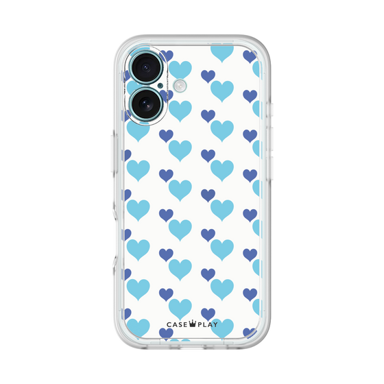 Premium Panel［ Stripe Hearts - Blue ］
