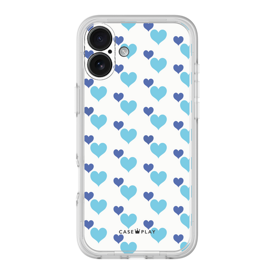 Premium Panel［ Stripe Hearts - Blue ］