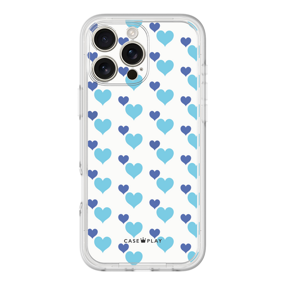 Premium Panel［ Stripe Hearts - Blue ］