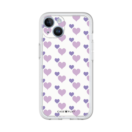 Premium Panel［ Stripe Hearts - Purple ］