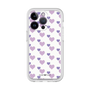 Premium Panel［ Stripe Hearts - Purple ］