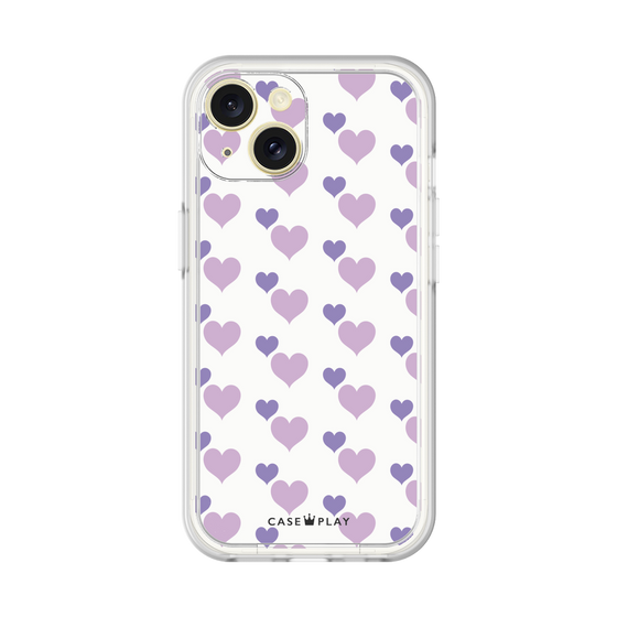 Premium Panel［ Stripe Hearts - Purple ］