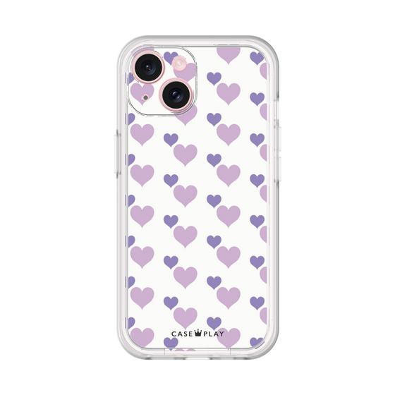 Premium Panel［ Stripe Hearts - Purple ］
