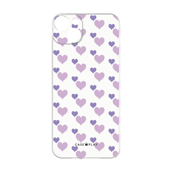 Premium Panel［ Stripe Hearts - Purple ］