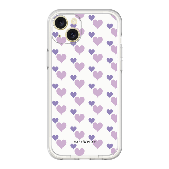 Premium Panel［ Stripe Hearts - Purple ］