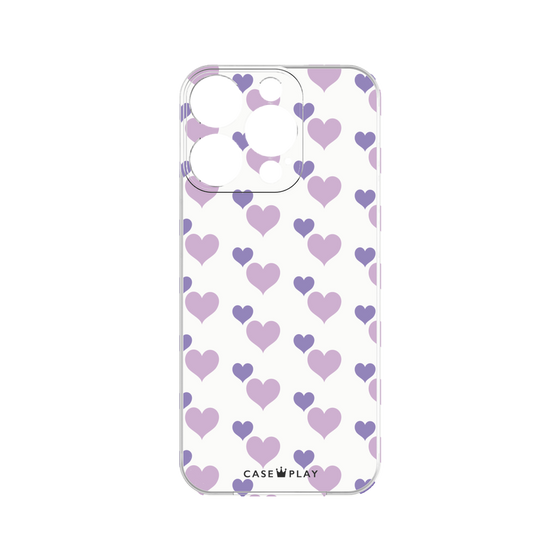 Premium Panel［ Stripe Hearts - Purple ］