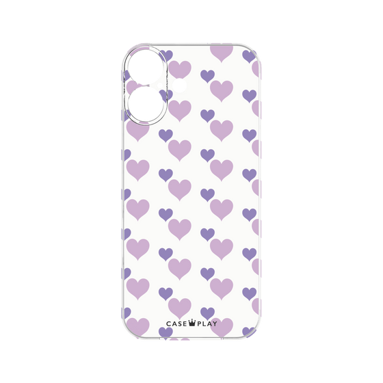 Premium Panel［ Stripe Hearts - Purple ］
