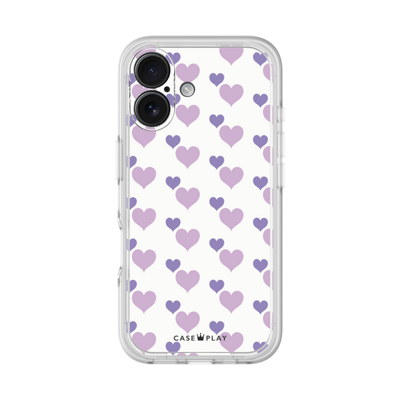 Premium Panel［ Stripe Hearts - Purple ］
