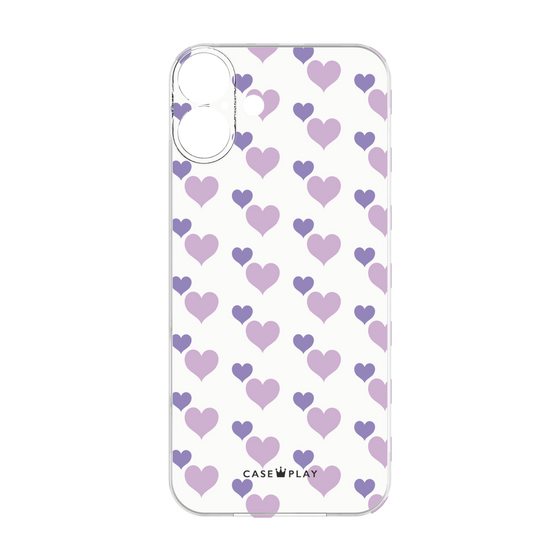 Premium Panel［ Stripe Hearts - Purple ］