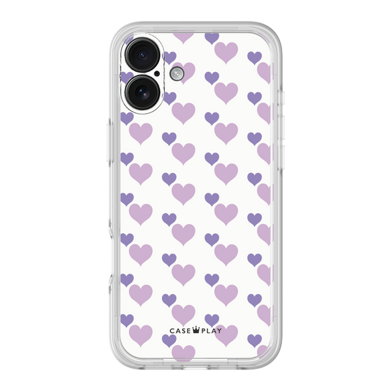 Premium Panel［ Stripe Hearts - Purple ］