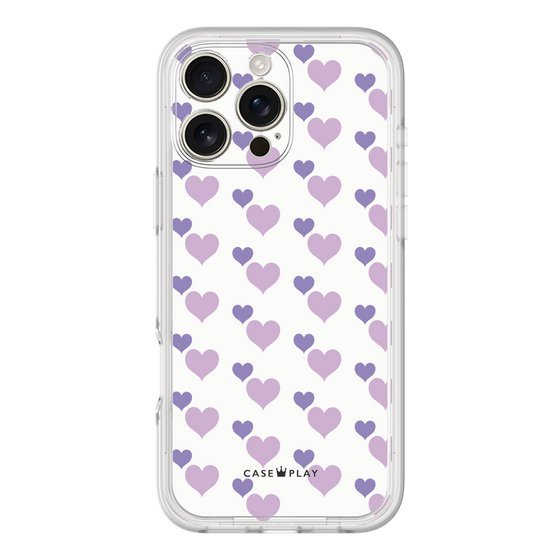 Premium Panel［ Stripe Hearts - Purple ］
