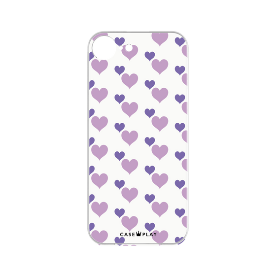 Premium Panel［ Stripe Hearts - Purple ］