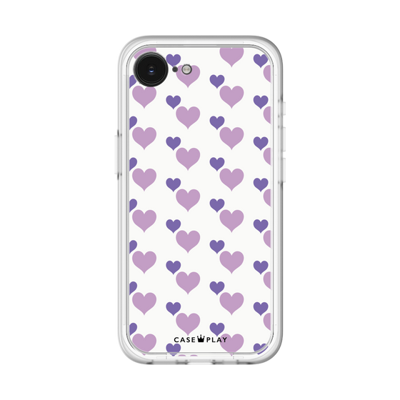 Premium Panel［ Stripe Hearts - Purple ］