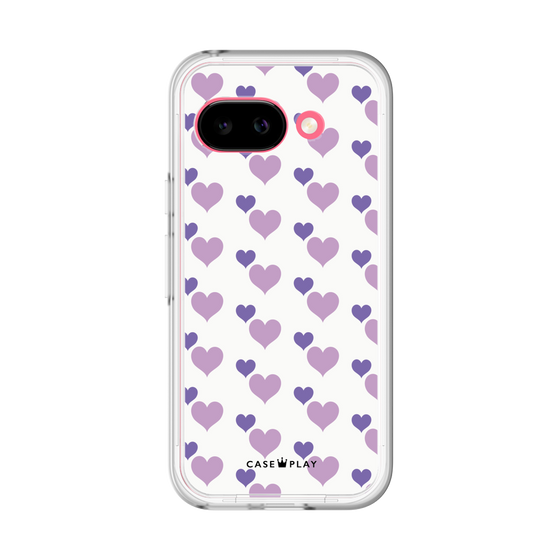 Premium Panel［ Stripe Hearts - Purple ］