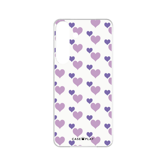 Premium Panel［ Stripe Hearts - Purple ］