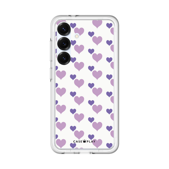 Premium Panel［ Stripe Hearts - Purple ］