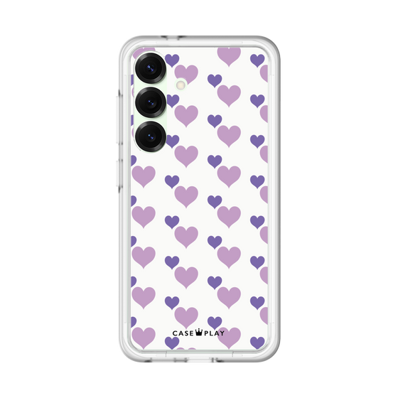 Premium Panel［ Stripe Hearts - Purple ］
