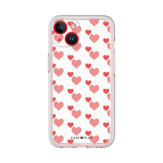 Premium Panel［ Stripe Hearts - Red ］