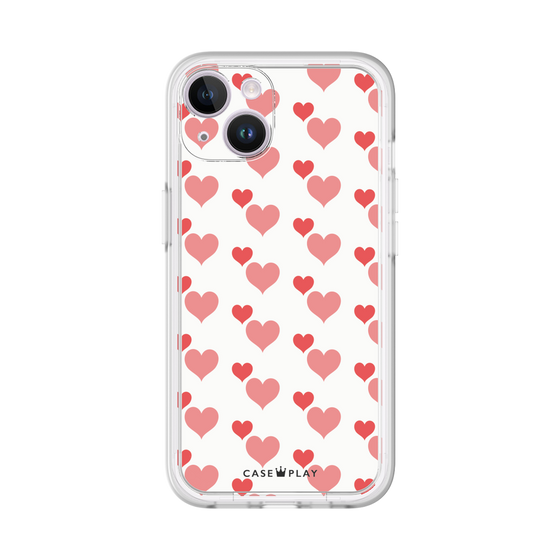 Premium Panel［ Stripe Hearts - Red ］