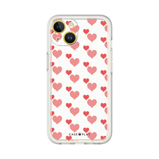 Premium Panel［ Stripe Hearts - Red ］