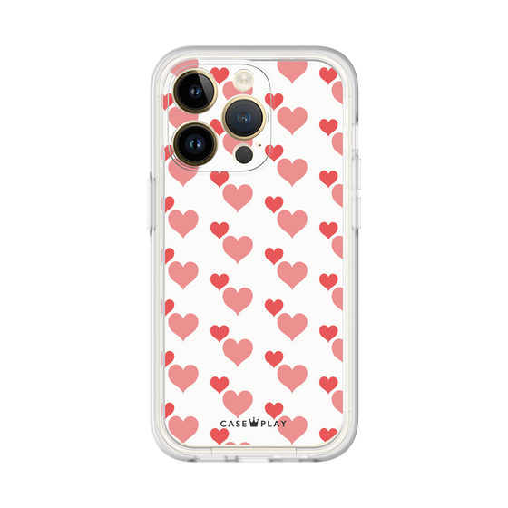 Premium Panel［ Stripe Hearts - Red ］
