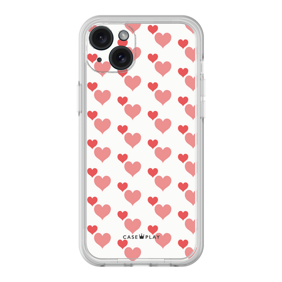 Premium Panel［ Stripe Hearts - Red ］