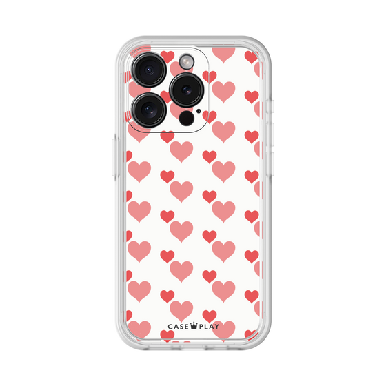 Premium Panel［ Stripe Hearts - Red ］