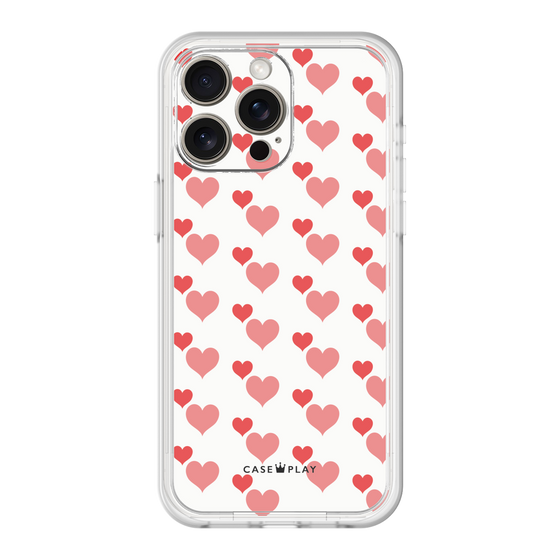 Premium Panel［ Stripe Hearts - Red ］