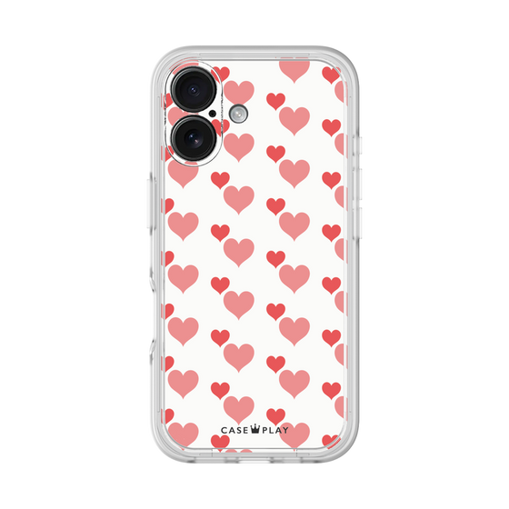 Premium Panel［ Stripe Hearts - Red ］