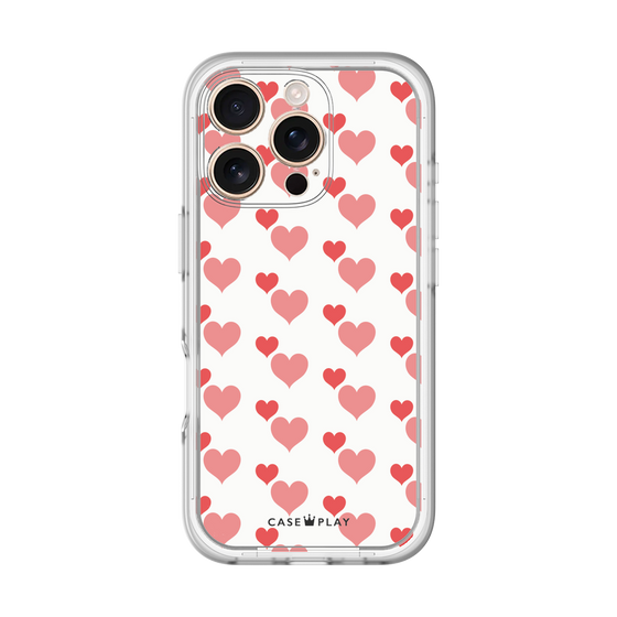 Premium Panel［ Stripe Hearts - Red ］