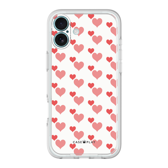 Premium Panel［ Stripe Hearts - Red ］