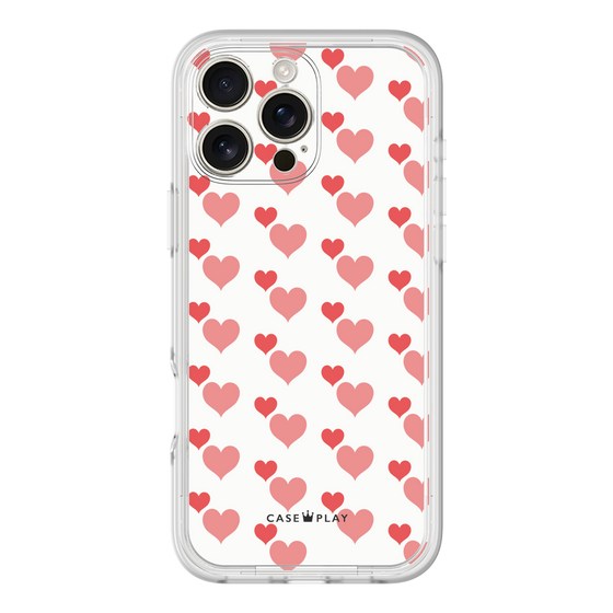 Premium Panel［ Stripe Hearts - Red ］