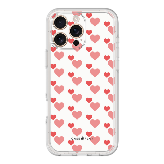Premium Panel［ Stripe Hearts - Red ］